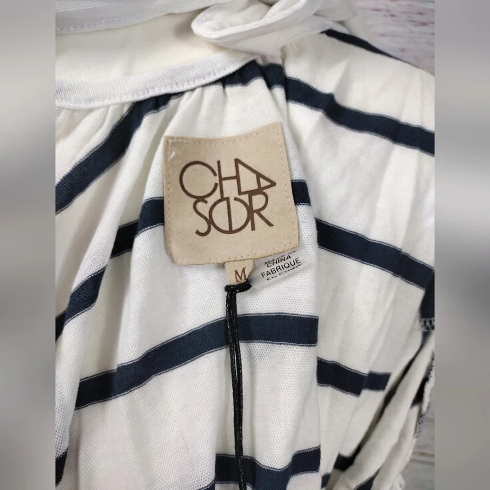 Chaser Striped Ruffle Top - Picture 6 of 11